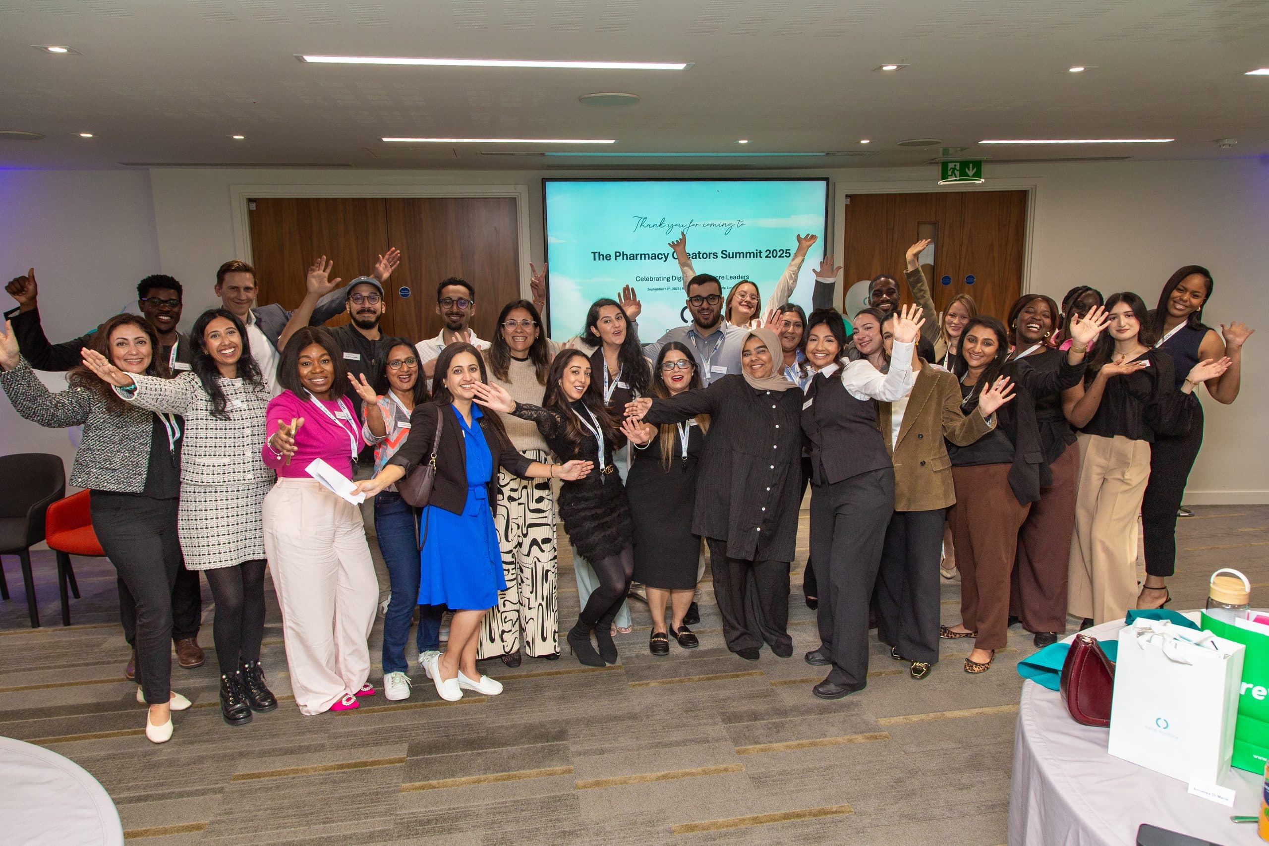 Healthcare creators together at an HCC summit